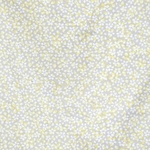 L.L. Bean Favorite Fit Mini Skirt Tan Yellow Floral Pockets Women's Size 12P - Picture 3 of 6